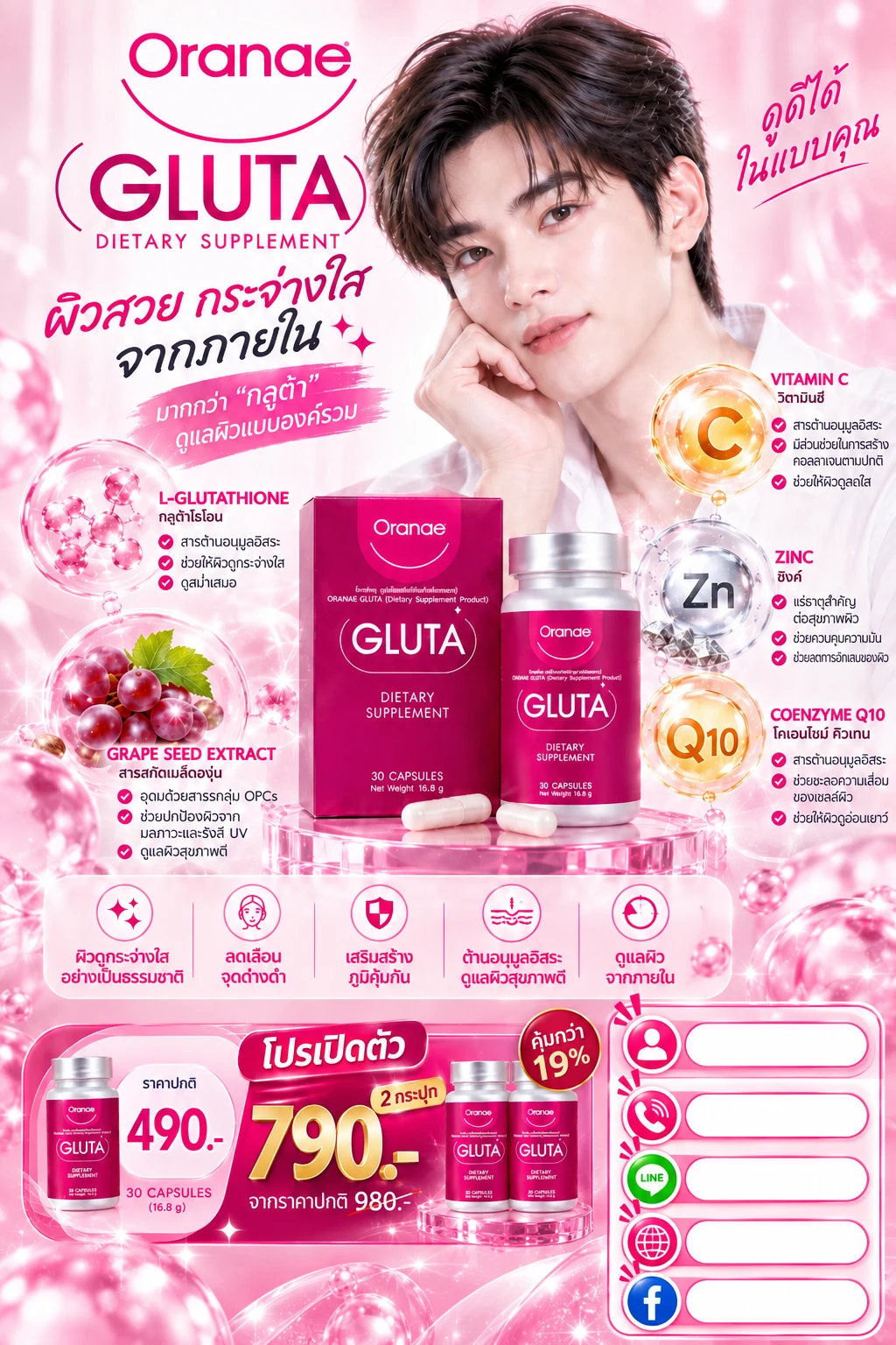 Oranae GLUTA campaign
